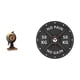 thumbnail image 1 of Figura de escritorio,Reloj de mesa con figura de globo terráqueo,decoración para oficina y hogar,Reloj de gimnasio,Reloj de pared con barra para gimnasio en casa,reloj de culturismo,Gimnasio, 1 of 8