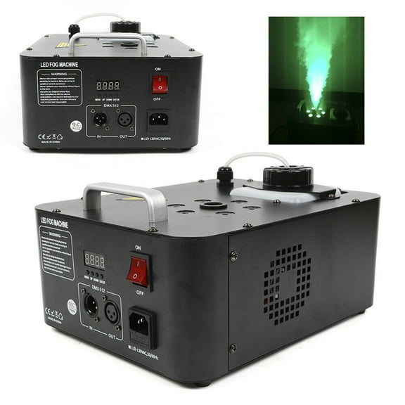 TFCFL 900W 3IN1 RGB 6 LED Smoke Fogger Vertical Fog Machine Stage Lighting Effect with Remote