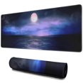 thumbnail image 1 of Unleash Ultimate Gaming with Moon Ocean XXL Mouse Pad - Large 31.5x11.8 Inch Desk Mat, Non-Slip Base, Stitched Edges for Computer, Office, Keyboard, Laptop, 1 of 7