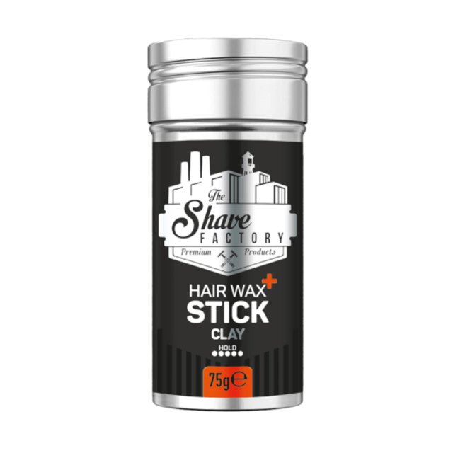 The Shave Factory Hair Wax Stick Clay Cera de peinado de larga duración para suavizar y acabado liso en pelucas de cabello - 2.7 oz (75 g) (1 pieza)