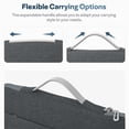thumbnail image 6 of Aisboks Laptop Case for MacBook Pro 16&15", 15.6" Ultra-Slim Laptops, Professional 14" Laptop Sleeve with Soft Padding, Slim Lightweight Carrying Bag,Charcoal Grey, 6 of 7