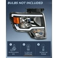 thumbnail image 2 of Nilight Headlights Assembly for Ford F150 F-150 2009 2010 2011 2012 2013 2014,Led DRL Headlamp,Black Housing, 2 of 7