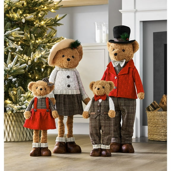 Member's Mark Plush Bear Family, Set of 4