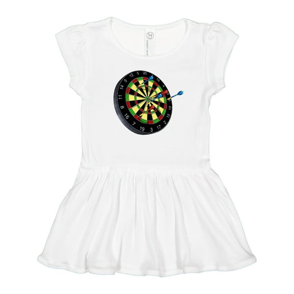 Inktastic Dart Board Girls Baby Dress