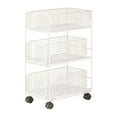 thumbnail image 1 of DOLITY Mobile Rolling Cart File Holder Mobile Bookshelf for Hotel Household Kitchen L, 1 of 9