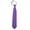 Purple, variant on Solid Purple Men's 17" Zipper Tie