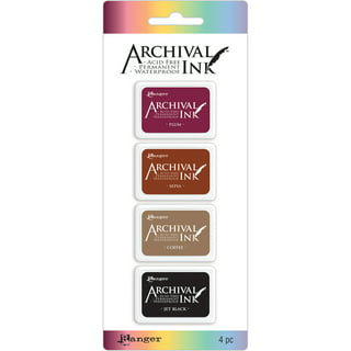 Ranger ARCHIVAL INK PAD (Choose from 30 Colours) 1pk Acid Free Permanent  Craft