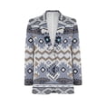 thumbnail image 3 of Uorisanigo Geometric Print Mens Blazers Soft One Button Mens Knit Blazer Jacket Casual Regular Fit Size S Lightweight Sport Coat Jacket Fashion Knit for Men, 3 of 6
