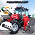 thumbnail image 4 of Portable Diesel Fuel Tank with 12V DC Fuel Transfer Pump,58 Gallon Fuel Tank with 11 GPM Auto Fueling Nozzle, 360° Swivel Connector and 13.1ft Delivery Hose, for Construction, Industry, and More, 4 of 9