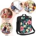 thumbnail image 5 of Picia Green Tropical Leaves Lunch box Lunch bag for men women Large capacity Lunchbox Reusable Lunch bags Insulated Lunch bag Lunch box cooler, 5 of 9