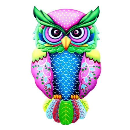 

SIEYIO Delicate Owl Wall Statue Figurine Wall Figurine Wall Decorative Prop Iron Material Owl Wall Statue Owl Wall Figurines