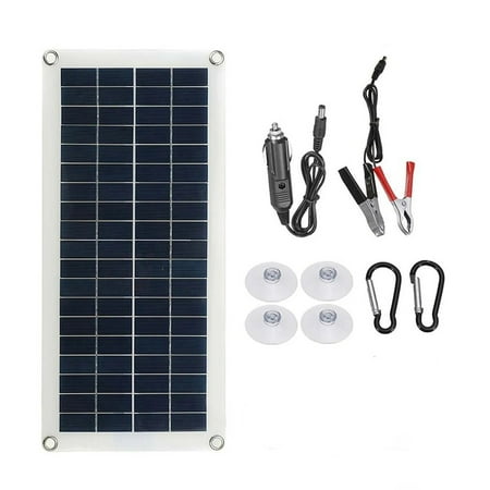 

20W Solar Panel Kit for Charging Batteries in Vehicles Battery Charger Car