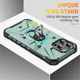 thumbnail image 6 of Case for iPhone 11 Pro Military Grade Shockproof Magnetic Attachment with Stand Case Cover,Light green,For iPhone 11Pro, 6 of 7