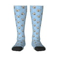 thumbnail image 2 of Picia Women Crew Soft Moisture-wicking Socks Cute French Bulldog Pattern Design Cotton Socks, One Size fit All, 2 of 9