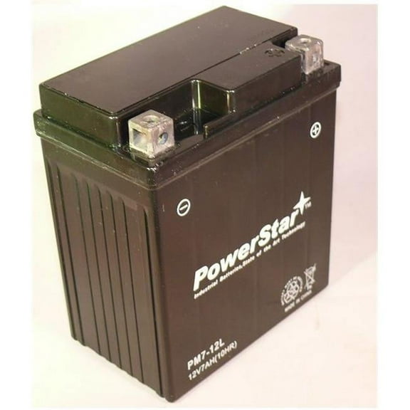 PowerStar pm7-12L Pm12-7C 7L-Bs Motorcycle Battery Replaces Utx7L