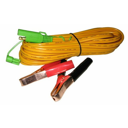 Battery Saver 20' Alligator Clip-On Battery Connection Cable (Best Battery Saver Apk)