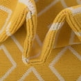 thumbnail image 6 of Unique Loom Outdoor Trellis Collection Area Rug - Kafes (2' x 6' 1" Runner Yellow/Ivory), 6 of 11