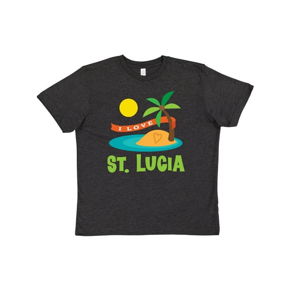 Inktastic I Love St Lucia Youth T-Shirt