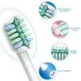thumbnail image 2 of Electric Toothbrush Replacement Heads Compatible with All Click-on Handles,8 Pack, 2 of 9