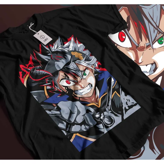 Black Clover Tshirt Asta Yami Sukehiro Yuno Tee Anime T-Shirt Luck Voltia 148 | eBay