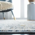 thumbnail image 4 of SAFAVIEH Moondust Daragh Floral Polyester Runner Rug, Ivory/Grey, 2' x 9', 4 of 8
