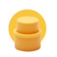 thumbnail image 1 of 2pcs/Set Reusable Cola Pump Frizzy Carbonation Keeper Bottle Stopper Drink Sealer Beverage Saver Soda Cap YELLOW 2PCS, 1 of 8
