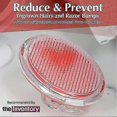 thumbnail image 2 of (2 Pack)exfoliating Brush, Body Brush, Ingrown Hair And Razor Bump Treatment - Eliminate Shaving Irritation For Face, Armpit, Legs, Neck, Bikini Line, 2 of 5