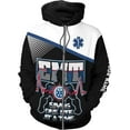 thumbnail image 5 of Personalized EMT Hoodie EMS Sweatshirt Custom EMS Zip Hoodie Paramedic Uniform Emergency Medical Technician Shirts (T-shirt, 5XL), 5 of 7