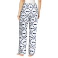 thumbnail image 3 of Haiem Hipster Mustache Women's Pajama Pants Ultra Lightweight Pjs Bottoms Sleepwear Bottom Pants With Pocket Drawstring-Large, 3 of 9