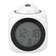 thumbnail image 4 of Reloj despertador digital, moderno y moderno, proyección de liquidación, reloj despertador de proyección, el mejor de su clase Jadeshay A, 4 of 8