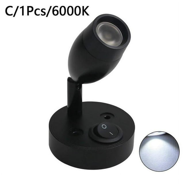 DC12V 24V LED Gradation RV Lecture Lumière interface USB Voiture Lecture Lumière LED Lampe Mur Bateau Mur LED Lumière Monté dimmable U2Y4