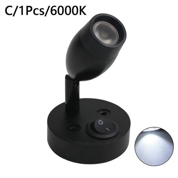 DC12V 24V LED Gradation RV Lecture Lumière interface USB Voiture Lecture Lumière LED Lampe Mur Bateau Mur LED Lumière Monté dimmable U2Y4