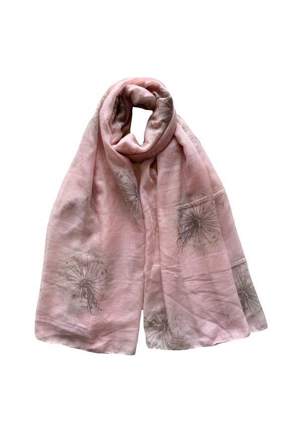 Dandelion Print Women's Scarf Shawl Lightweight