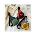 thumbnail image 2 of New Cartoon Small Dinosaur Canvas Small Chest Messenger Bag Shoulder Crossbody Pack, 2 of 8
