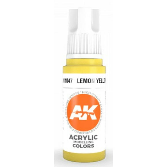 Lemon Yellow Acrylic Paint 17ml Bottle