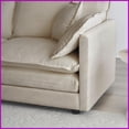 thumbnail image 3 of Beige Chenille 3-Piece Living Room Sofa Set, 3 of 13
