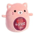 thumbnail image 3 of Aurora - Mini Pink Lenticular - 3.5" Love Cat - Enchanting Stuffed Animal, 3 of 4