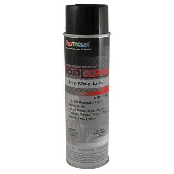 Seymour of Sycamore 620-1505 14 oz Tool Crib Chemical Dry Moly Lube - Pack of 6