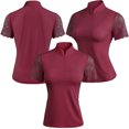 thumbnail image 5 of Women's Polo Shirt Short Sleeve with Chic Lace, 5 of 8