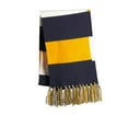 thumbnail image 1 of Sport-Tek ®  Spectator Scarf. Sta02 Osfa True Navy/ Gold/ White, 1 of 3