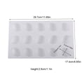 thumbnail image 2 of Coofit Lemon Shape Silicone Mold 15-Cavity DIY Fondant Mold Cake Making Mold for Baking, 2 of 10