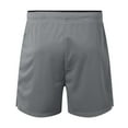 thumbnail image 4 of Mens Short Summer Shorts for Men Men's Running Shorts With Zipper Pockets Gym Athletic Workout 5" Shorts For Men, 4 of 5