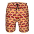 thumbnail image 4 of Naloa Red Cars Men's Beach Shorts, Surfing shorts, Swim trunks, Quick Dry Swim Trunks for Surfing Beach Fun - Medium, 4 of 9
