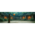 thumbnail image 4 of Beach Themed Sunset Backdrop Banner with Sandcastle and Volleyball Scene Party Decors for Outdoor Parties Summer Gatherings Beach Events and Photo Props, 4 of 8