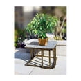 thumbnail image 3 of Elegant Plant Stand - 14.5" Black Gold Metal & Granite Top - Indoor Outdoor Decor, 3 of 4