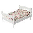thumbnail image 1 of Shisuyan DIY Wooden Double Bed Doll House Decor Mini House Micro Landscape Decor, 1 of 9