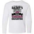 thumbnail image 3 of Inktastic Im Not Just Daddys Little Im a Truckers Daughter Long Sleeve Youth T-Shirt, 3 of 5
