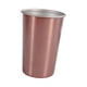 thumbnail image 5 of Vaso de acero inoxidable para acampada, vaso de pinta reutilizable apilable, vaso de agua para interior y exterior, barra de mochilero para el hogar Oro grande, 5 of 7