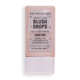 thumbnail image 1 of Revolution Bright Light Glow Blush Drops Rubor líquido para rostro con infusión de ácido hialurónico Vegano y libre de crueldad Pink Rosie 0.77 fl oz, 1 of 5