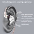 thumbnail image 4 of 1 pcs In Ear Monitor Headphone, HiFi Earbuds Headphone with Balanced Armatures and Dynamic Drivers for Drummer Musician ( No Mic), 4 of 8
